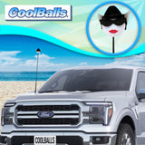 Coolballs Cowgirl Car Antenna Topper - Thin Antenna Fit