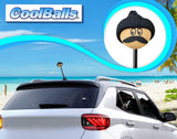 Coolballs Cool Dude Black Beanie Hat Antenna Topper - Thick Fat Antenna Fit