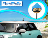 Coolballs Cool Dude Blue Beanie Hat Antenna Topper - Thick Fat Antenna Fit