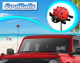 Cooltoppers Cute Ladybug Antenna Topper - Thin Antenna Fit