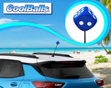 Coolballs Cool Lucky Blue Dice Antenna Topper - Thin Antenna Fit
