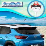Coolballs Cool Fireman Firefighter Car Antenna Topper - Thin Antenna Fit