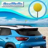 Coolballs "Cool Golf" Car Antenna Ball (Yellow)