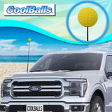 Coolballs "Cool Golf" Car Antenna Ball (Yellow)