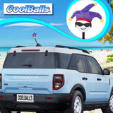 Coolballs Cool Jester Car Antenna Topper - Thick Antenna Fit