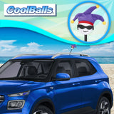 Coolballs Cool Jester Car Antenna Topper - Thick Antenna Fit