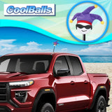 Coolballs Cool Jester Car Antenna Topper - Thick Antenna Fit