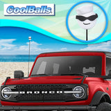 Coolballs Cool Navy Car Antenna Topper - Thin Antenna Fit