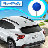 Coolballs Plain Blue Car Antenna Ball - Thin Antenna Fit