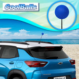 Coolballs Plain Blue Car Antenna Ball - Thin Antenna Fit