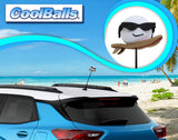 Coolballs Retro 2000's Cool Surfer Dude Surfing Car Antenna Topper - Thin Antenna Fit