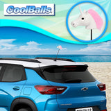 Coolballs Unicorn Car Antenna Topper - Thin Antenna Fit