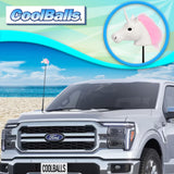 Coolballs Unicorn Car Antenna Topper - Thin Antenna Fit