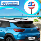 Coolballs American USA Patriotic Flag (2 Sided) Car Antenna Ball