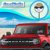 Coolballs "Cool Army" Camo Helmet Antenna Topper