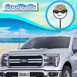 Coolballs "Cool Army" Camo Helmet Antenna Topper