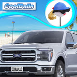 Coolballs Blonde with Blue Hat Car Antenna Topper - Thin Antenna Fit