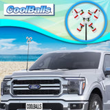 Coolballs Christmas Candy Cane Antenna Topper -  Thin Antenna Fit