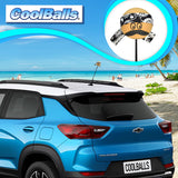 Coolballs "Cool Ese" Cool Dude Bandana Car Antenna Topper (Black Bandana)
