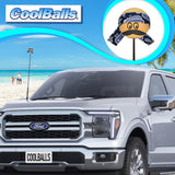 Coolballs "Cool Ese" Cool Dude Bandana Antenna Topper (Blue Bandana)