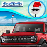 Coolballs The Original Cool Santa Car Antenna Topper