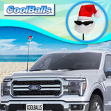 Coolballs The Original Cool Santa Car Antenna Topper