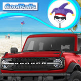 Coolballs Cool Jester Car Antenna Topper - Thin Antenna Fit