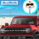 Coolballs Blonde Nurse Car Antenna Topper - Thin Antenna Fit