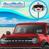 Coolballs Brunette Nurse Car Antenna Topper - Thin Antenna Fit