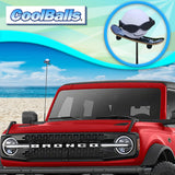 Coolballs "Cool Shred Dog" Skater Boy Car Antenna Topper - Thin Antenna Fit