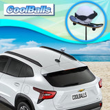 Coolballs "Cool Shred Dog" Skater Boy Car Antenna Topper - Thin Antenna Fit