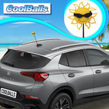 Coolballs California Sunshine Car Antenna Topper (Black Shades) - Thin Antenna Fit