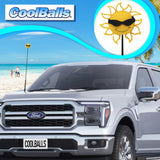 Coolballs California Sunshine Car Antenna Topper (Black Shades) - Thin Antenna Fit