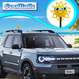 Coolballs California Sunshine (Blue Shades) Car Antenna Topper - Thick Antenna Fit