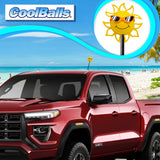 Coolballs California Sunshine Car Antenna Topper (Orange Shades) (Fits Thick Style Antenna)