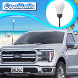 Coolballs "Bright One" White Light Bulb Car Antenna Topper