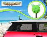 *New* HappyBalls Cute Frog Froggy Antenna Topper - Thick Fat Antenna Fit