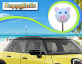 *New* HappyBalls Cute Pig Antenna Topper - Thin Antenna Fit
