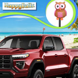 Tenna Tops Pink Owl Car Antenna Topper (Fits Thick Antenna)