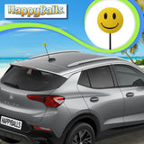 ...HappyBalls Happy Yellow Face Car Antenna Ball - Thin Antenna Fit