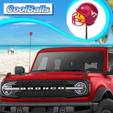 Throwback Helmet Virginia Tech Hokies Car Antenna Topper (College Football)