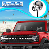 Carolina Panthers Car Antenna Topper (NFL Football) - Thin Antenna Fit