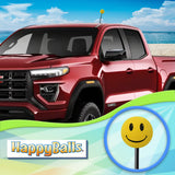 ...HappyBalls Happy Yellow Face Car Antenna Ball (Fits Thick Style Antenna)