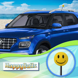 ...HappyBalls Happy Yellow Face Car Antenna Ball (Fits Thick Style Antenna)