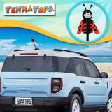 Tenna Tops "Lucky" Ladybug Car Antenna Topper - Thick Antenna Fit