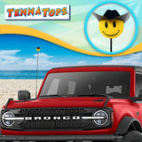 Tenna Tops Cowboy Car Antenna Topper - Thin Antenna Fit