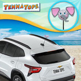 Tenna Tops Elephant Car Antenna Topper - Thin Antenna Fit