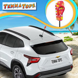 Tenna Tops Cute Flip Flop Sandal Car Antenna Topper (Hawaiian Red)