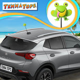 Tenna Tops Green Frog Car Antenna Topper - Thin Antenna Fit