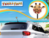 Tenna Tops "Gracie" the Giraffe Car Antenna Topper - Thick Fat Antenna Fit